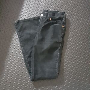 Levis womans classic bootcut jeans soft black